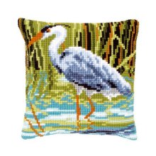 0021594-PN Подушка Vervaco 'Цапля' 40x40 см