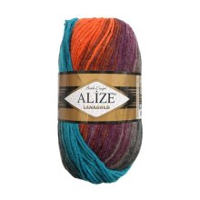 Пряжа ALIZE 'Lana Gold Batik' (50% шерсть, 50% акрил) ТУ