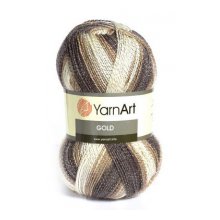 Пряжа Yarn art 'Gold Melange' (92% акрил, 8% металлик п/э) ТУ